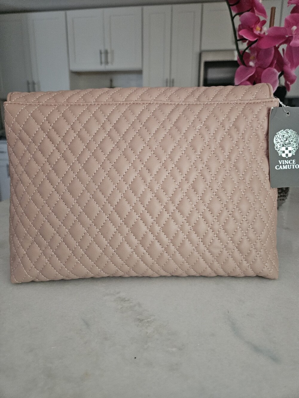 Vince Camuto Quilted Cosmetic Travel Bag - Picture 3 of 11